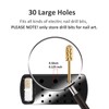 Nail Drill Bits Holder with Nail Drill Bits Cleanser, 30