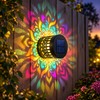 Outdoor Solar Fence Light – IP65 Metal LED Wall Lamp