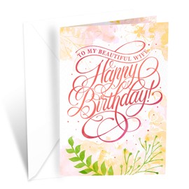 Prime Greetings Happy Birthday Card For Wife