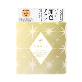 Integrate Glacie Premium Pact Foundation Refill Ochre 30 Dark Skin Tone, 0.3 oz (8.5 g)