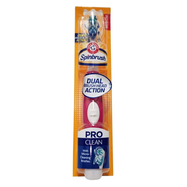 ARM & Hammer Spinbrush Pro Series Daily Clean Powered Toothbrush Medium - Color Vary