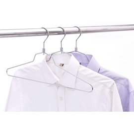 16" Quality Metal Hangers, 10-Pack, Swivel Hook, Stainless Steel Heavy Duty Wire Clothes Hangers, Heavy-Duty Clothes, Jacket, Shirt, Pants, Suit Hangers (10, 16" inch)