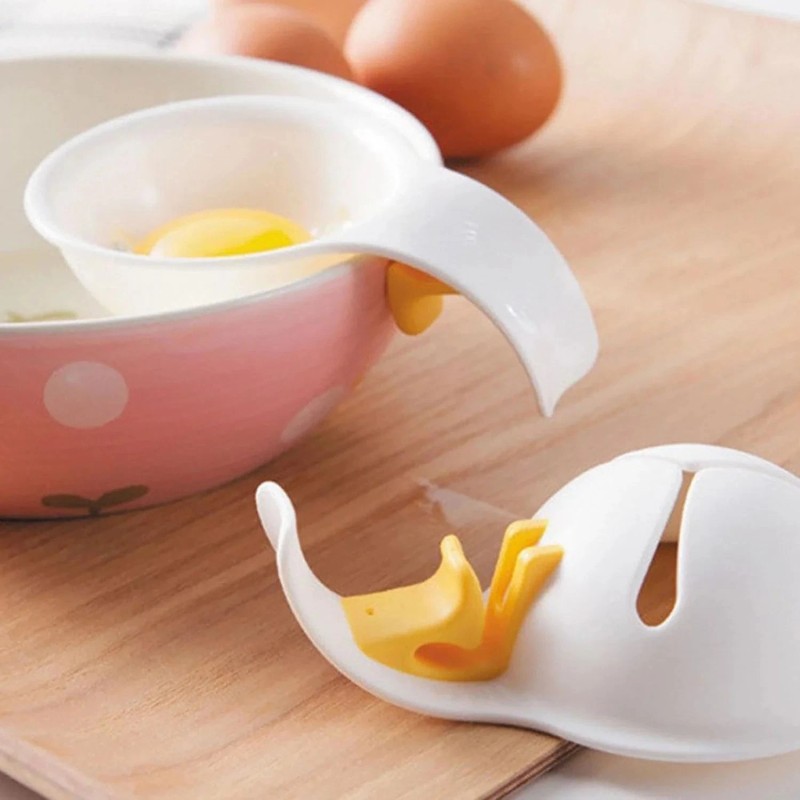 Unbranded 3pcs White Egg White Yolk Separator, Kitchen Gadget Cooking