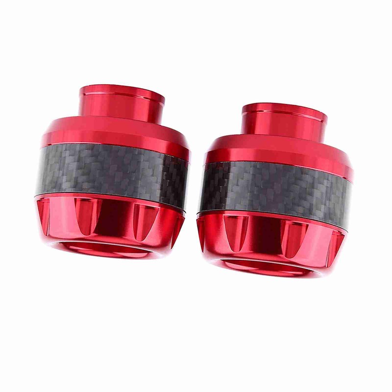1 Pair of Carbon Fiber Motorcycle Front Fork Frame Sliders