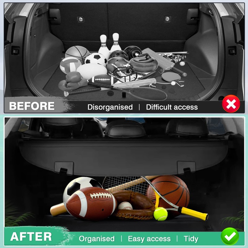 Powerty Cargo Cover for 2013-2016 Mazda CX-5 Trunk Security Cover