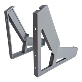 SMB Acid Console Desktop Stand for 2 Behringer TD-3 & RD-6 Synthesizers, Silver Grey, 15° and 60° Angles