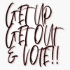 Vote, Vote, Election Day, Election Sticker Bumper Sticker Vinyl Decal