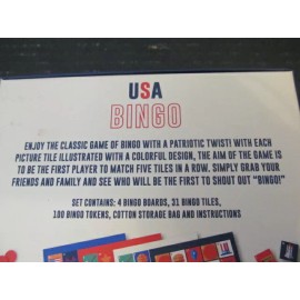 Professor Puzzle USA Bingo Game for 2-4 Players, Ages 6+