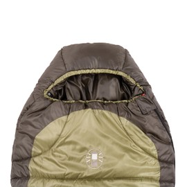 Coleman North Rim 0°F Big & Tall Sleeping Bag, Cold-Weather Mummy Sleep Sack with No-Snag Zipper & Adjustable Hood for Warmth & Ventilation, Large Camping Sleeping Bag
