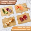 Essenhome Large Bamboo Cutting Board Set of 4 - Wood