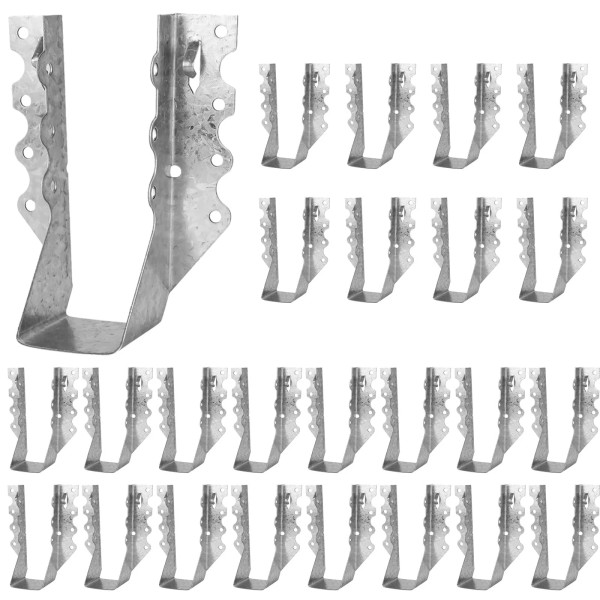 Inchoco Joist Hangers 2x6 for Wood 20 Gauge Galvanized Face