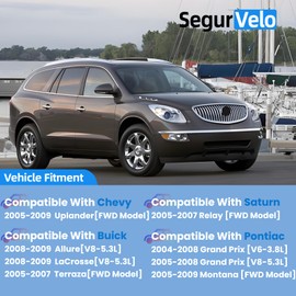SegurVelo 2Pcs K80852 Front Sway Bar Link for Buick 2008-09 Allure/LaCrosse, 2005-07 Terraza, for Chevy 2005-09 Uplander, for Pontiac 04-08 Grand Prix, 05-08 Grand Prix/Montana, for Saturn 05-07 Relay