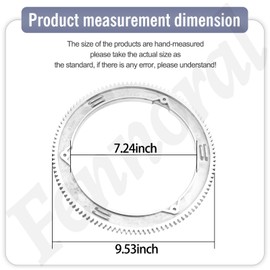 Fennoral Upgraded Aluminum Alloy 499612 Ring Gear Compatible with B & S 40 44 45 Small Engine Series, for 499612A 798616 798616A B1499612 ENP700019 Lawn Tractor