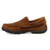 Twisted X Men's Slip-On Driving Moc, Moc Toe, Oiled Saddle