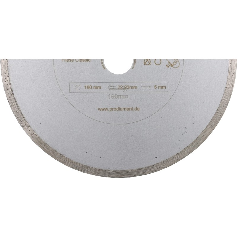 PRODIAMANT Diamond Cutting Disc Tile 180 mm x 30 mm