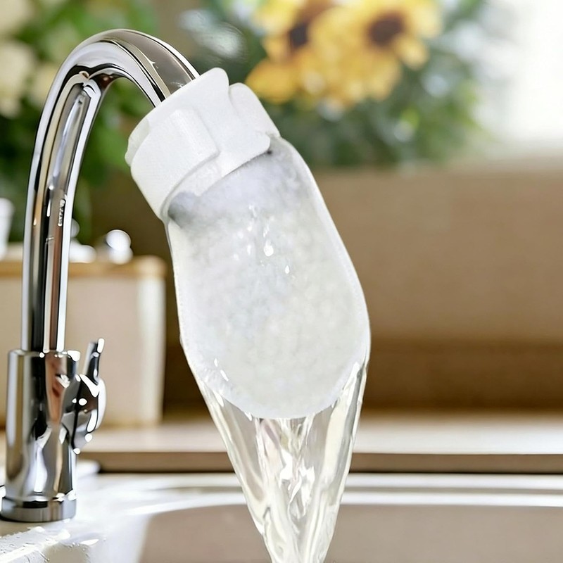 50 Piece Faucet Filter Cotton Bag for Kitchen Sink -