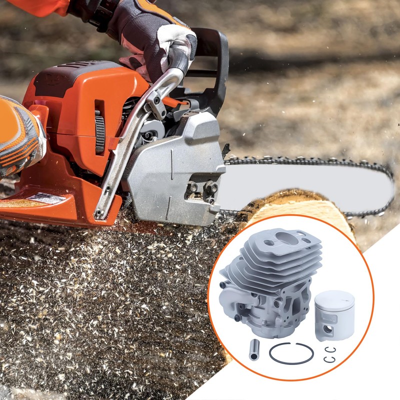 Mtanlo 43Mm Cylinder Piston Kit For Husqvarna 545 550Xp Chainsaw