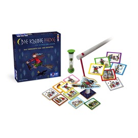 HUCH! 880390 Die kleine Hexe-Das turbulente Flug-und Suchspiel Memospiel