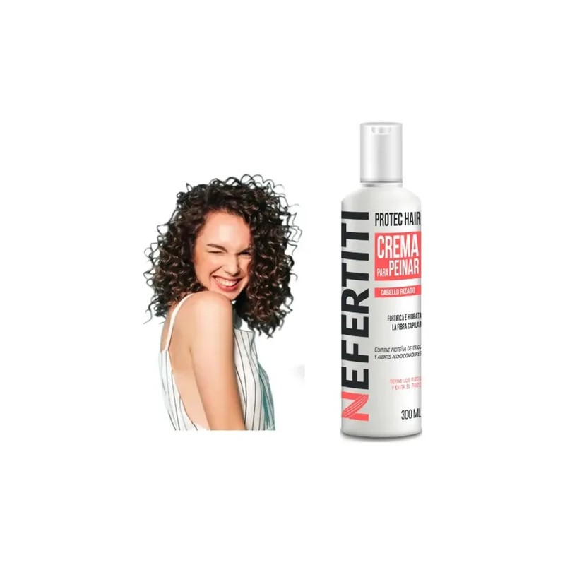 Nefertiti Crema Para Peinar Cabello Rizado 300ml