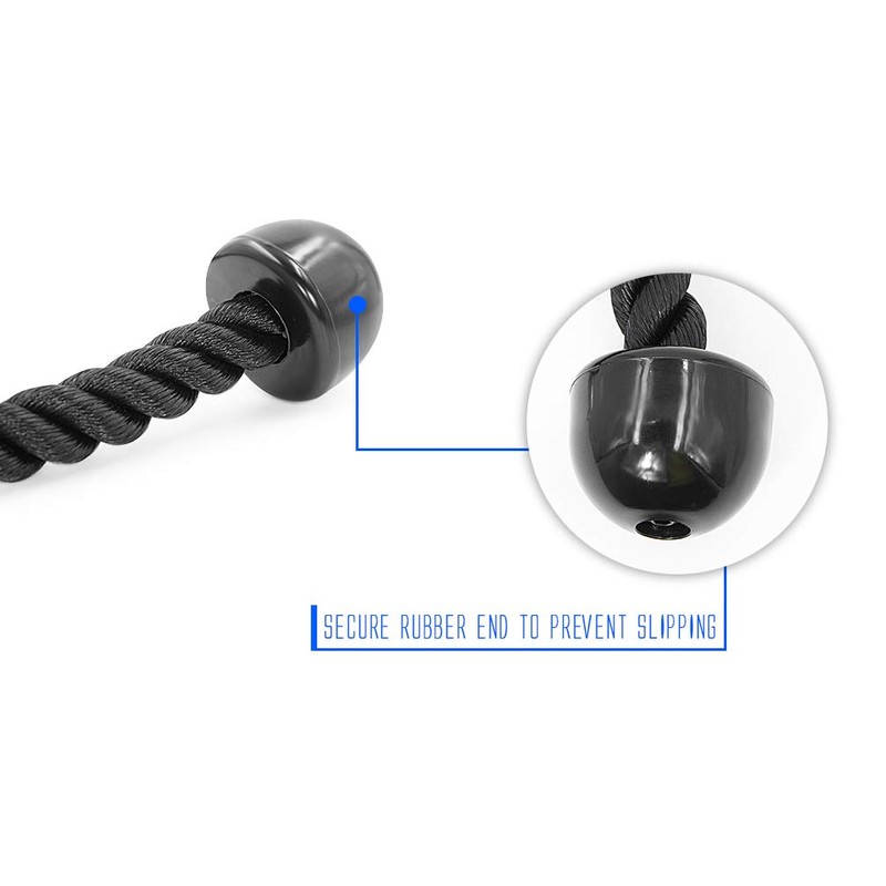Luwint Tricep Rope Cable Attachment, Heavy Duty Coated Pull Down
