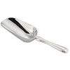 Elegance Silver Rim Ice Scoop – 8.75" Silver-Plated Barware, Elegant