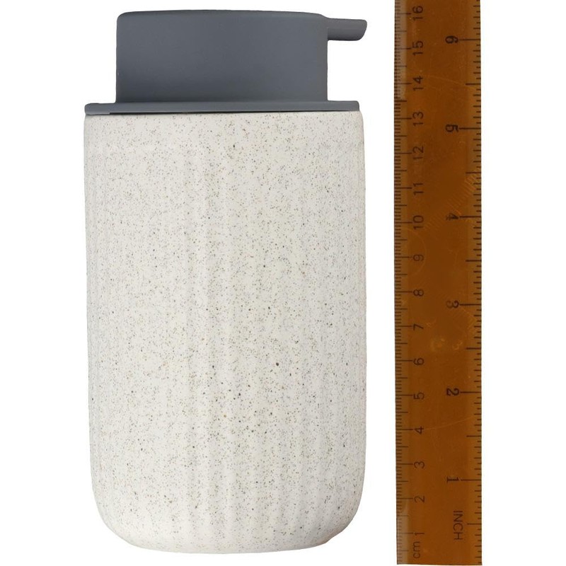 Benytro Simple Ceramic Foam Bottle Pressing Dispenser Bottle,Fillable Ceramic Hand