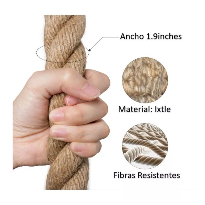 Compraymas Metro Cuerda Gruesa Crossfit Battling Ropes 1.9in Gimnasio!