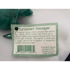 Unbranded Hand Held Turtle Or Dolpin Massager For Muscle Relaxation - Variety of Colors - Green