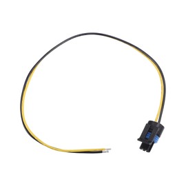Motoforti Multi-Purpose Wire Connector Pigtail Plug, Temperature Sensor Connector Headlight Harness, for Chevy, Plastic, Black