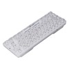 61 Keys Transparent Mechanical Keyboard Clear Keycap Wired Gaming Keyboard