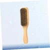 Baluue Double-sided Beard Styling Brush Men's Beard Brush Wooden Handle