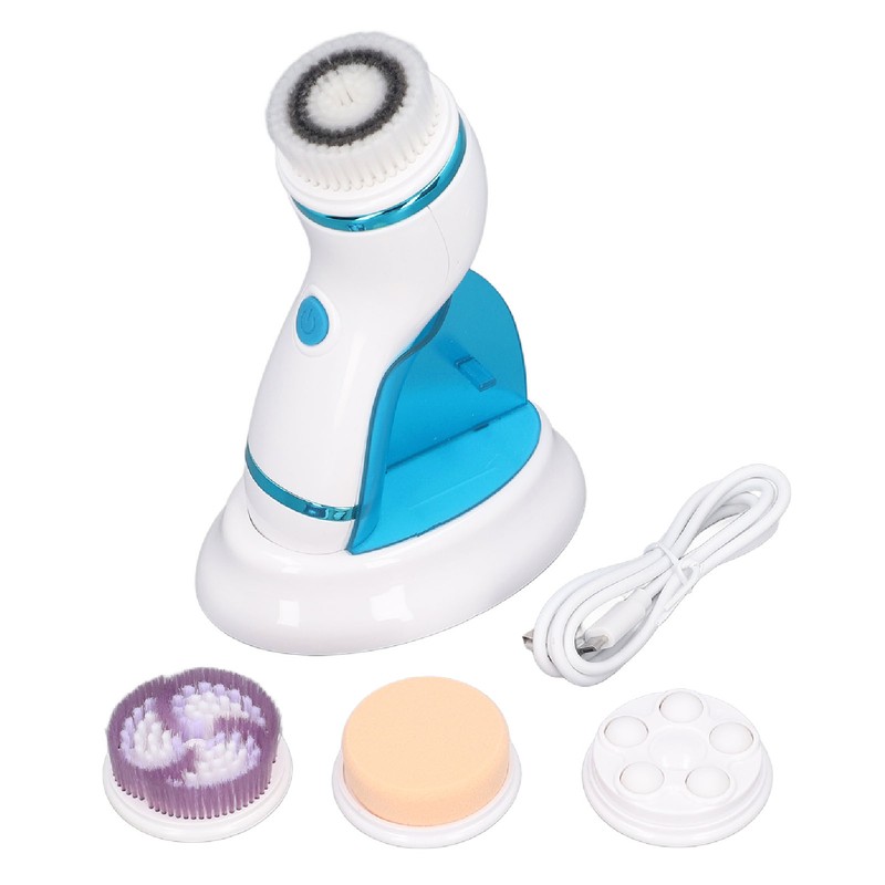 Facial Cleansing Brush Vibration Massage Promote Circulation Electric Face Wash