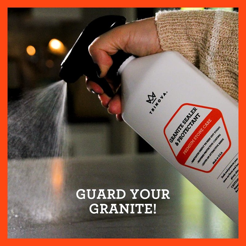TriNova Granite Sealer & Protector – Best Stone Polish, Protectant