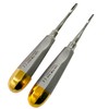 Set of 2 Tooth Elevator Upper and Lower Dental Proximator