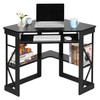 VECELO Corner Computer Desk 41 x 30 inches with Smooth