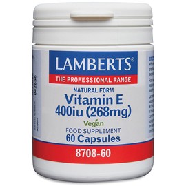 LAMBERTS - VIT. 60CAP NATURAL E 400IU. LA