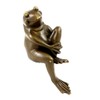Vienna Bronze Sculpture - Funny Animal Character - Sitting Frog