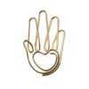 Loveria Paper Clips with Buddha Hand Motif, Pack of 15,