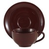 Amsterdam Tea Cup and Saucer - Brown