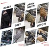 Seibertron S.O.L.A.G-HI 2.0 Half Index Finger Tactical Gloves - Touchscreen
