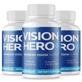 Vision Hero Pills Supplement for Advance Vision Support (180 Capsules) 3 PACK