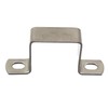 Faspiroty 6Pcs M40x40 Stainless Steel Square Tube Pipe Clamps