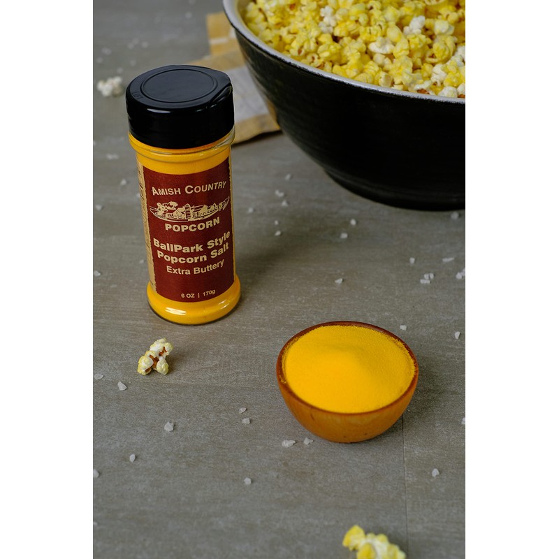 Amish Country Popcorn | Ballpark ButterSalt Popcorn Salt - 3-5.5