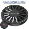 POWEROWL 16 Bay AA AAA Battery Charger (Updated, High Speed