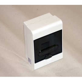 Small Distribution Board 4 Modules / Fuse Box / Distribution Box Surface-Mounted IP40