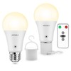 Rechargeable Light Bulbs LED Battery Backup Light Bulb with Remote