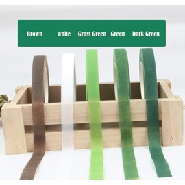 JFFX 4 Rolls Floral Tape 1/2" Wide 30 Yards Floral Tapes for Bouquet Stem Wrap and Flowers Making Craft Projects and Wedding (White)