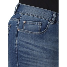 Riders by Lee Indigo womens Plus Size Midrise Straight Leg Jeans, Titanic, 22 Petite US