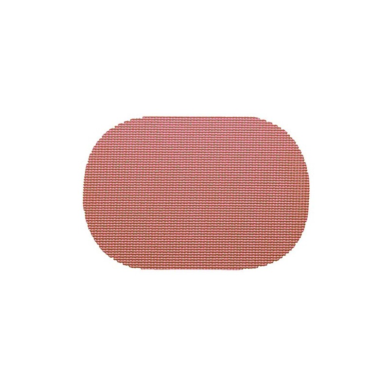 Kraftware 35536 Fishnet Placemat Dz, Oval, Orchid
