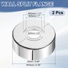 uxcell Wall Split Flange, 2 Pcs 70x25 mm - Cuttable